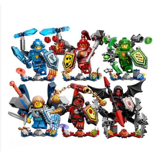 บล็อกตัวต่อ-nexo-knights-series-ดินน้ํามัน-ของเล่นเสริมการเรียนรู้เด็ก-diy