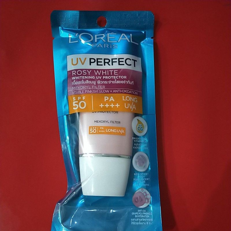 L 'Oreal Paris Uv Perfect & Fresh Spf 50 / Pa + + + Rosy Glow 30มล. ...