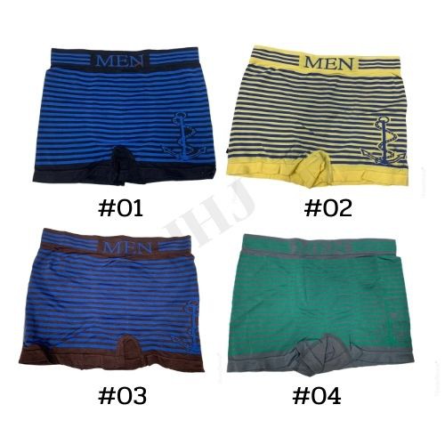 กางเกงในชายขาสั้น-boxer-ผ้าทออย่างดี-ซักเครื่องได้-ผ้ายืดได้ถึง-48-นิ้ว-free-size