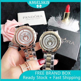 Pandora Jam Tangan Wanita นาฬิกาข้อมือ สายสแตนเลส สําหรับผู้หญิง ของขวัญวันเกิด