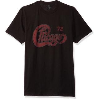 Fea เสื้อยืดลําลอง ผ้าฝ้ายแท้ แขนสั้น พิมพ์ลาย Chicago Tour 72 แฟชั่นสําหรับผู้ชาย