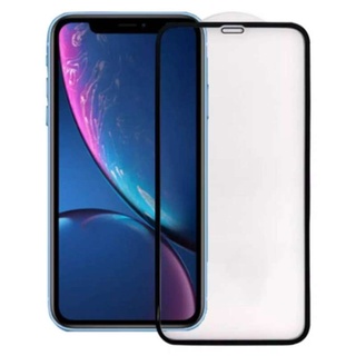 ฟิล์มกระจกขอบดำ  ไอโฟน เอ็กซ์อาร์ เต็มจอ กาวเต็มแผ่น  FULL GLUE Tempered glass for iPhone XR (6.1") Black