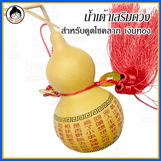 น้ำเต้าเสริมดวง-น้ำเต้าดูดทรัพย์-มหาโชค-เครื่องรางเสริมดวง-14-cm