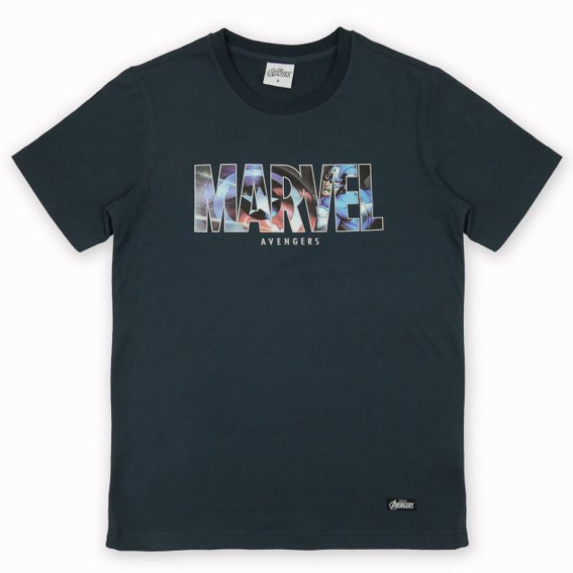 เสื้อยืดมาร์เวล-marvel-9097-nv-สีกรม