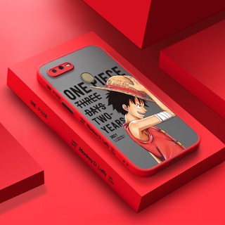 เคสโทรศัพท์มือถือ ซิลิโคนนิ่ม ป้องกันกล้อง แบบบาง ลายการ์ตูนลูฟี่บอย สําหรับ OPPO A12 A12s A5s A7