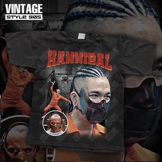 T-shirt  เสื้อ Hannibal jazz 🔥🔥🔥 🔥 ป้าย Hiptrack จะเป็นตะเข็บเดี่ยวผ้าหนาคอหนา สกีนใหญ่ สวย!!!S-5XL
