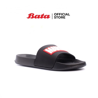 *Best Seller* Bata บาจา ยี่ห้อ Marvel รองเท้าแตะแบบสวม น้ำหนักเบา ลุยน้ำ ไม่ลื่น สำหรับเด็กผู้ชาย รุ่น Redbox Marvel สีดำ 4616587