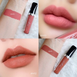 SET GLOSS MYCA M10+M12 (เซ็ตคู่ 2 ชิ้น) กลอสเนื้อแมท สีสันสวย เนื้อสัมผัสนุ่มเนียนละเอียด เกลี่ยง่าย กันน้ำ ติดทนนาน