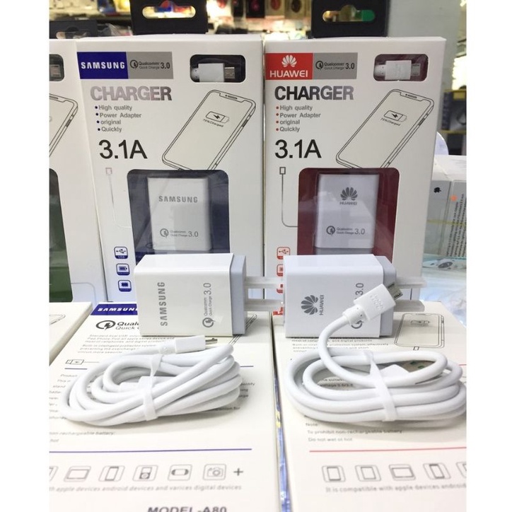 ชุดชาร์จ-quick-charger3-1a-หัวชาร์จ-สายชาร์จ-micro-usb