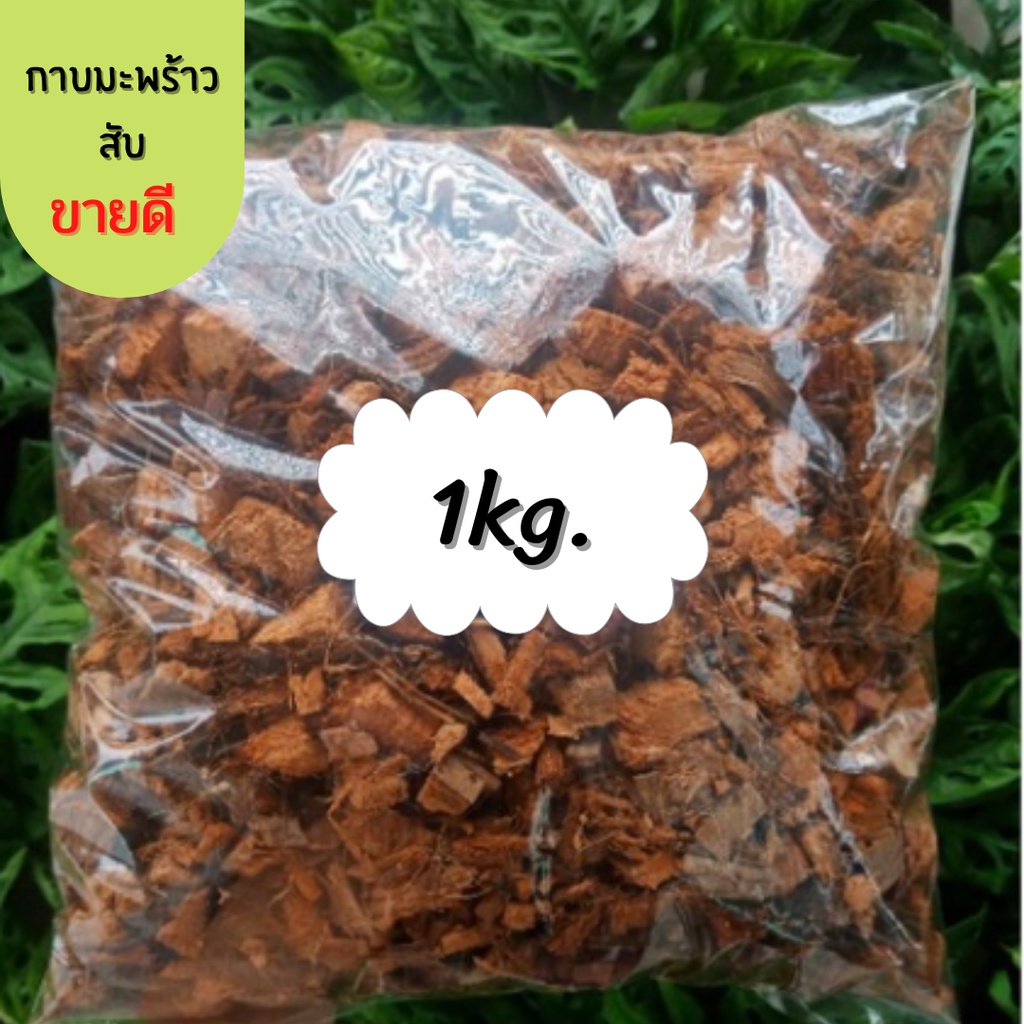 กาบมะพร้าวสับบรรจุถุง-ขนาด-1000-กรัม-พร้อมส่ง-คุณภาพดีเยี่ยม-กาบมะพร้าวเตรียมปลูก-ขุยมะพร้าว-ใยมะพร้าว-มะพร้าวสับ