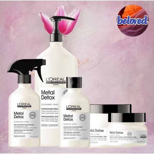 ภาพหน้าปกสินค้าLoreal Metal Dx Shampoo/Care/Mask/Pre Treatment ผลิตภัณฑ์สำหรับดีท็อกซ์