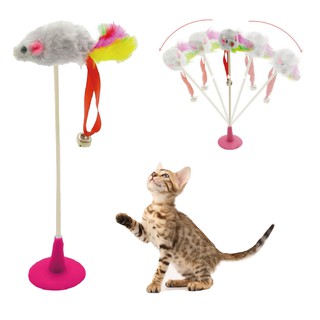 ภาพขนาดย่อของสินค้าLZM010 Hisopetshop ของเล่นแมวรูปหนู