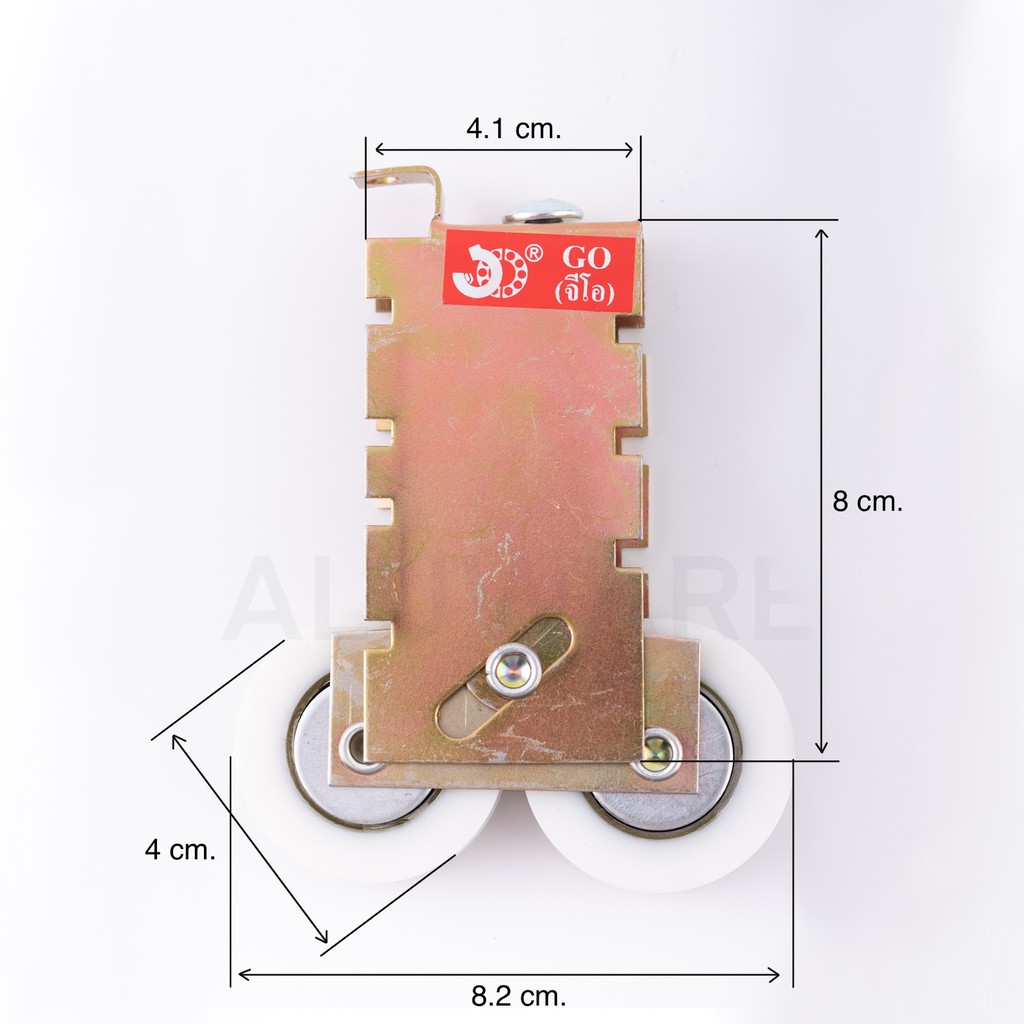 ล้อบานเลื่อนแฝด-2ล้อ-go-ล้อแฝด-ล้อคู่-ล้อบานเลื่อน-บานรางแขวน-บานเลื่อน-ประตูบานเลื่อน-หน้าต่าง-ประตู-ล้อ-aluware-aw047