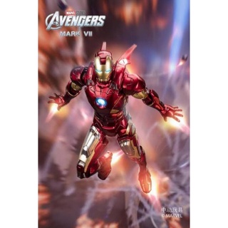 โมเดล Ironman Mark VII งานแท้ลิขสิทธิ์ ZD Toys💥 สูงประมาณ 19 Cm ขยับและเปลี่ยนมือ Action ต่างๆได้ สีเมทัลลิค สวยสุดยอด