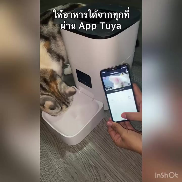 ประกันศูนย์-1ปี-smart-pet-feeder-เครื่องให้อาหารแมวอัตโนมัติ-ให้อาหารแมวอัตโนมัติ-เครื่องให้อาหารหมาอัตโนมัติ