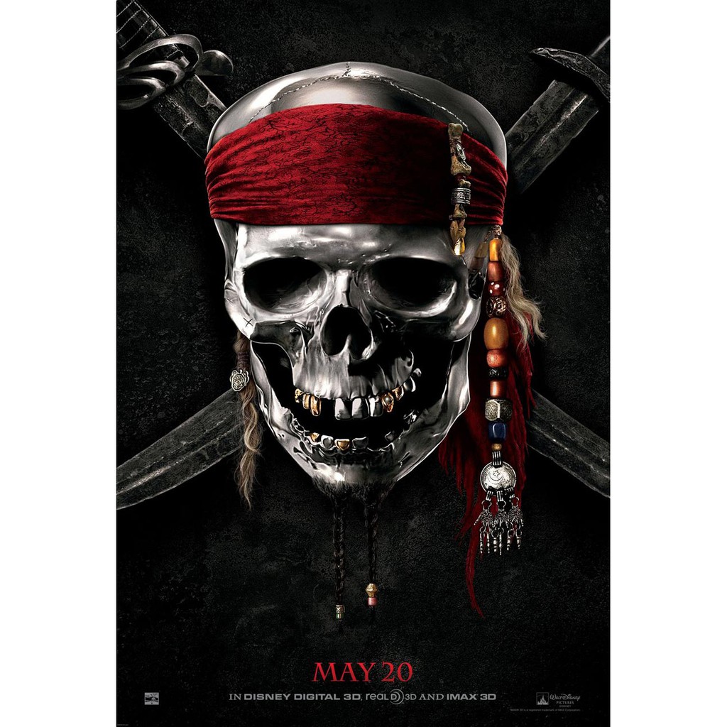 โปสเตอร์-หนัง-pirates-of-the-caribbean-on-stranger-tides-2011-poster-24-x35-inch-jack-sparrow-johnny-depp-v1