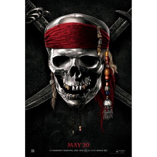 โปสเตอร์ หนัง Pirates of the Caribbean On Stranger Tides (2011) POSTER 24”X35” Inch Jack Sparrow Johnny Depp V1