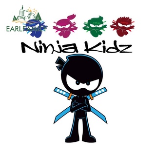 Earlfamily สติกเกอร์ติดกันชนประตูรถยนต์ สําหรับ Ninja KIDZ