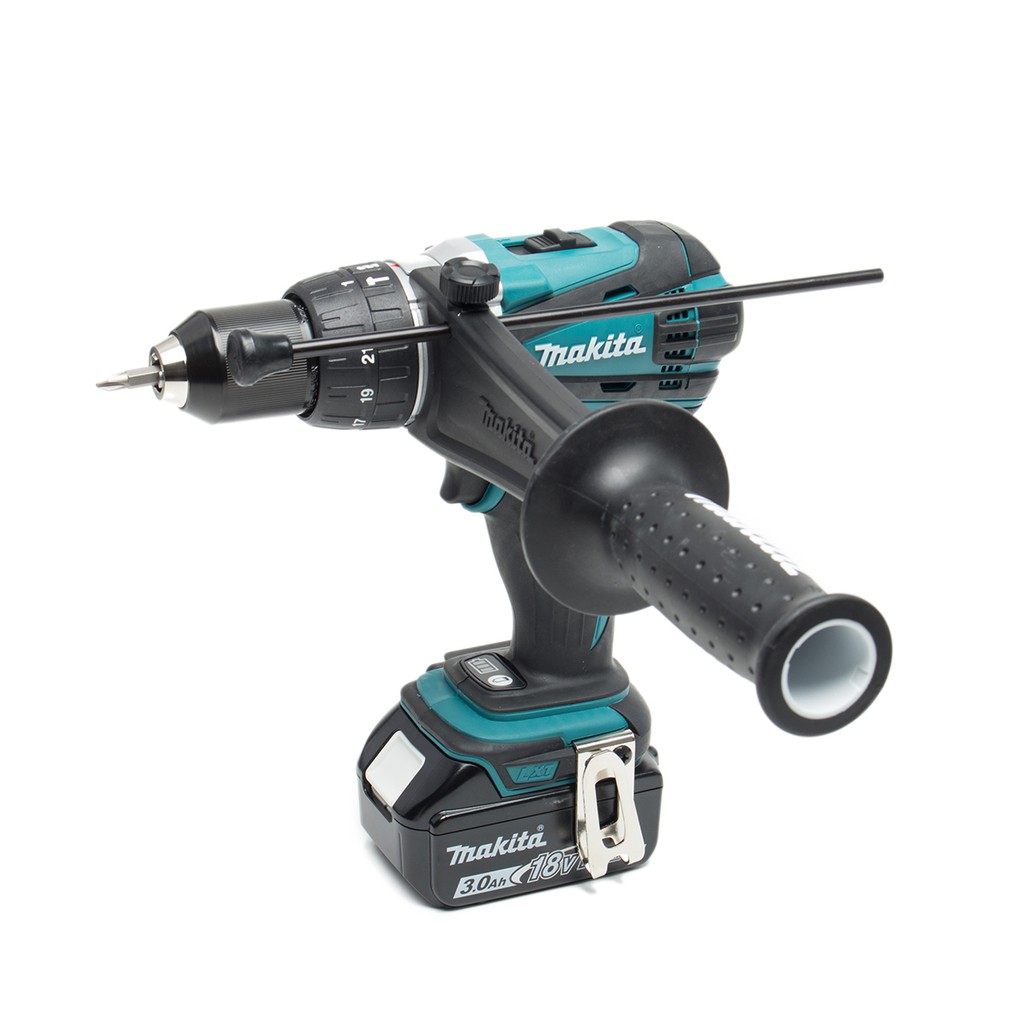 makita-สว่านไร้สายกระแทก-18-v-3-0ah-รุ่น-dhp458rfe-สีเขียว