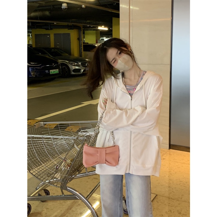 ภาพสินค้าfashiongirl1688ใหม่ ใหม่ เสื้อแขนยาวมีฮู้ด ฮู้ดเกาหลีเสื้อกางหนาวแฟชั่นสตรีเกาหลีแฟชั่นน่ารักๆผ้านุ่มใส่สบาย พร้อมส่ง จากร้าน fashiongirl1688 บน Shopee ภาพที่ 1