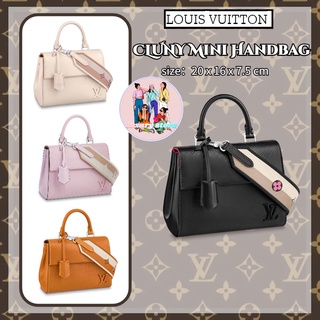 ✨หลุยส์ วิตตอง  Louis vuitton  CLUNY กระเป๋าถือมินิกระเป๋าสุภาพสตรี/กระเป๋าถือ/รูปแบบล่าสุด