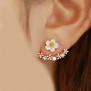 ต่างหูดอกเดซี่ ต่างหูเดซี่ 🌼 ต่างหูเดซี่สีโรสโกลด์ ต่างหูสตั๊ด ต่างหูมินิมอล minimal Daisy Earrings ต่างหูสีโรสโกลด์