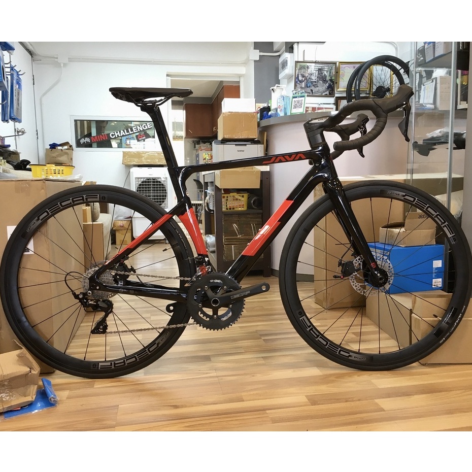 java-vesuvio-disc-จักรยานเสือหมอบเฟรมคาร์บอน-shimano-r7000-disc