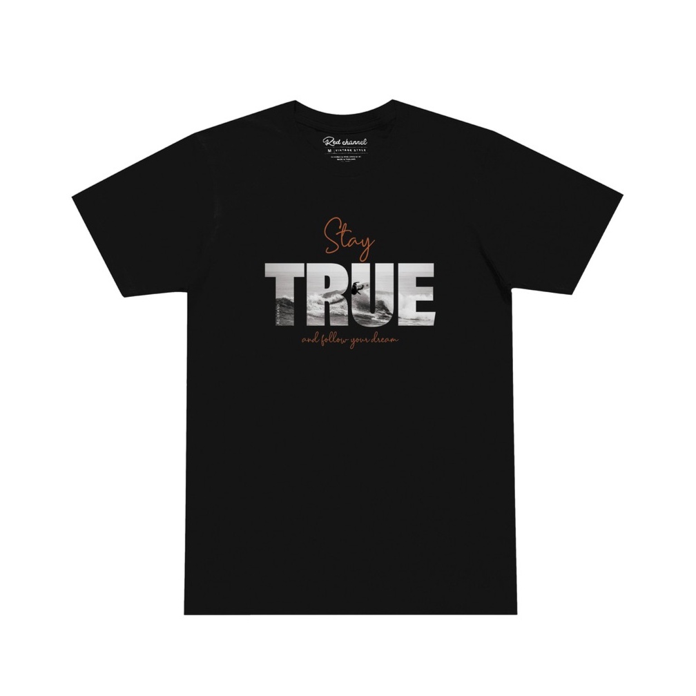 เสื้อยืดผ้าฝ้ายพิมพ์ลายคลาสสิก-เสื้อยืด-rc-stay-true-ผู้ชายและผู้หญิงพลัสขนาดหลวมแขนสั้นด้านบนแฟชั่นลำลองเสื้อยืด