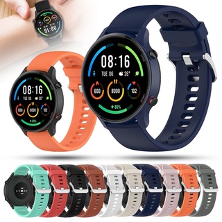 ภาพหน้าปกสินค้าOriginal Silicone Strap for Xiaomi Watch Color Sport Watchband 22MM Watch Band Mi Watch Sport Replacement Wristband ที่เกี่ยวข้อง