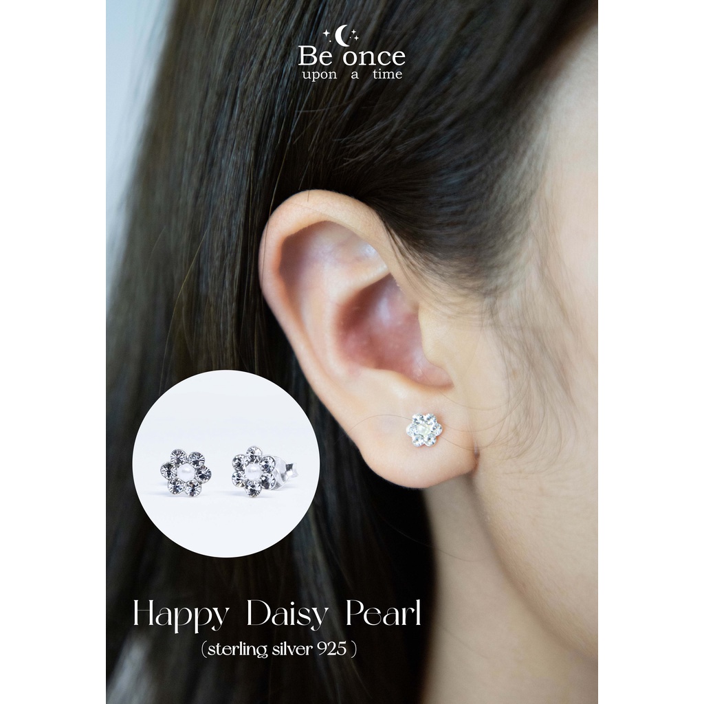 ต่างหูเงินแท้-925-รุ่น-happy-daisy-pearl