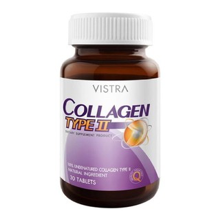 Vistra Collagen Type II (30 แคปซูล) บำรุงกระดูก ลดอาการปวดข้อ