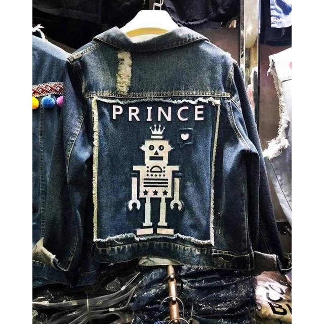 ส่งฟรีจ้า-เสื้อแจ๊ตเก็ตยีนส์-ด้านหลังแต่งลาย-prince-robot