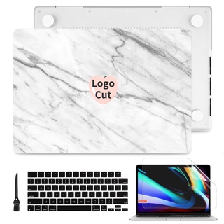 Matte Frosted Case For MacBook Pro13 14 16inch Air 13.3 13.6 M2 2023 2022 2021 A2779 A2780 A2681 A2338 M1 Air13 A2337 A2179 A1932 Pro14/16 M1 2021 A2442 A1502 A1708 A1706 A2251 Hard Cover With Keyboard Film/Screen Protector
