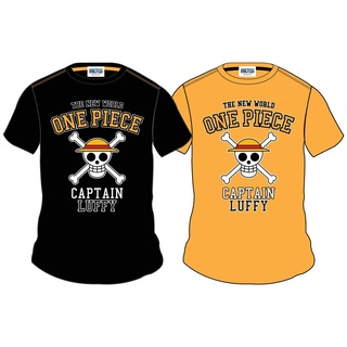 Dextreme เสื้อวันพีซ One Piece ไอคอนลูฟี่  (DOP-1294-P) มี สีดำ และ สีเหลือง