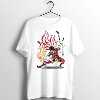 เสื้อยืดผ้าฝ้ายพิมพ์ลายคลาสสิก ใหม่ เสื้อยืดลําลอง แขนสั้น พิมพ์ลาย The Avatar Last Airbender Zuko Fire Nation Ink แฟชั่