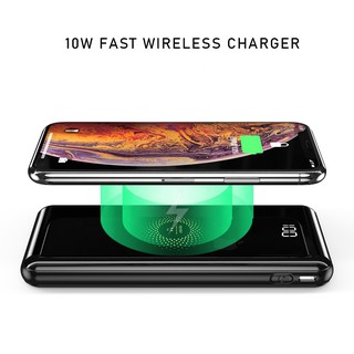 ภาพหน้าปกสินค้าอันดับ 1 Porbue ปี 2020 4 IN 1 10W Fast Charging Wireless Power Bank 10000mAh แบตเตอรี่สำรองชาร์จเร็วไร้สายความเร็วสูง ที่เกี่ยวข้อง