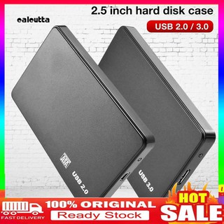 กล่องฮาร์ดดิสก์ DC USB 3.0 / 2.0 5 Gbps 2.5 นิ้ว SATA External สำหรับ PC