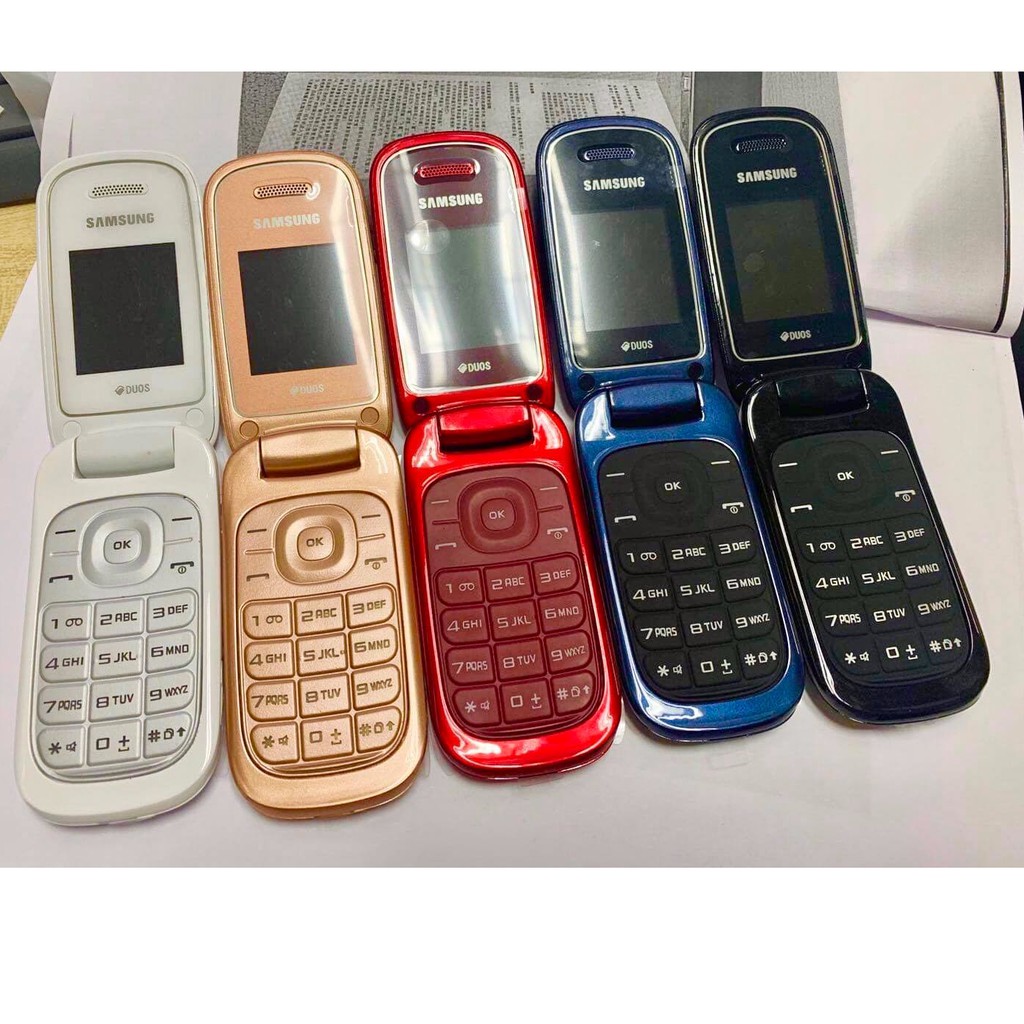 โทรศัพท์มือถือซัมซุง-samsung-gt-e1272-ใหม่-สีขาว-มือถือฝาพับ-ใช้ได้-2-ซิม-ทุกเครื่อข่าย-ais-true-dtac-my-3g-4g-ปุ่มกด