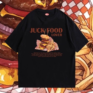 GP เสื้อ JUNK FOOD ผ้าCotton 100% ผ้าดีมากก มีขาวและดำ  ทั้งทรงปกติและ OVERSIZE SML