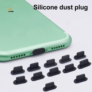 1 Pc Rounded Design Dust Plugs for Cellphones Charging Port/ Transparent Universal Anti-Dust Silicone Serb/ Protection Tool for Apple Phone