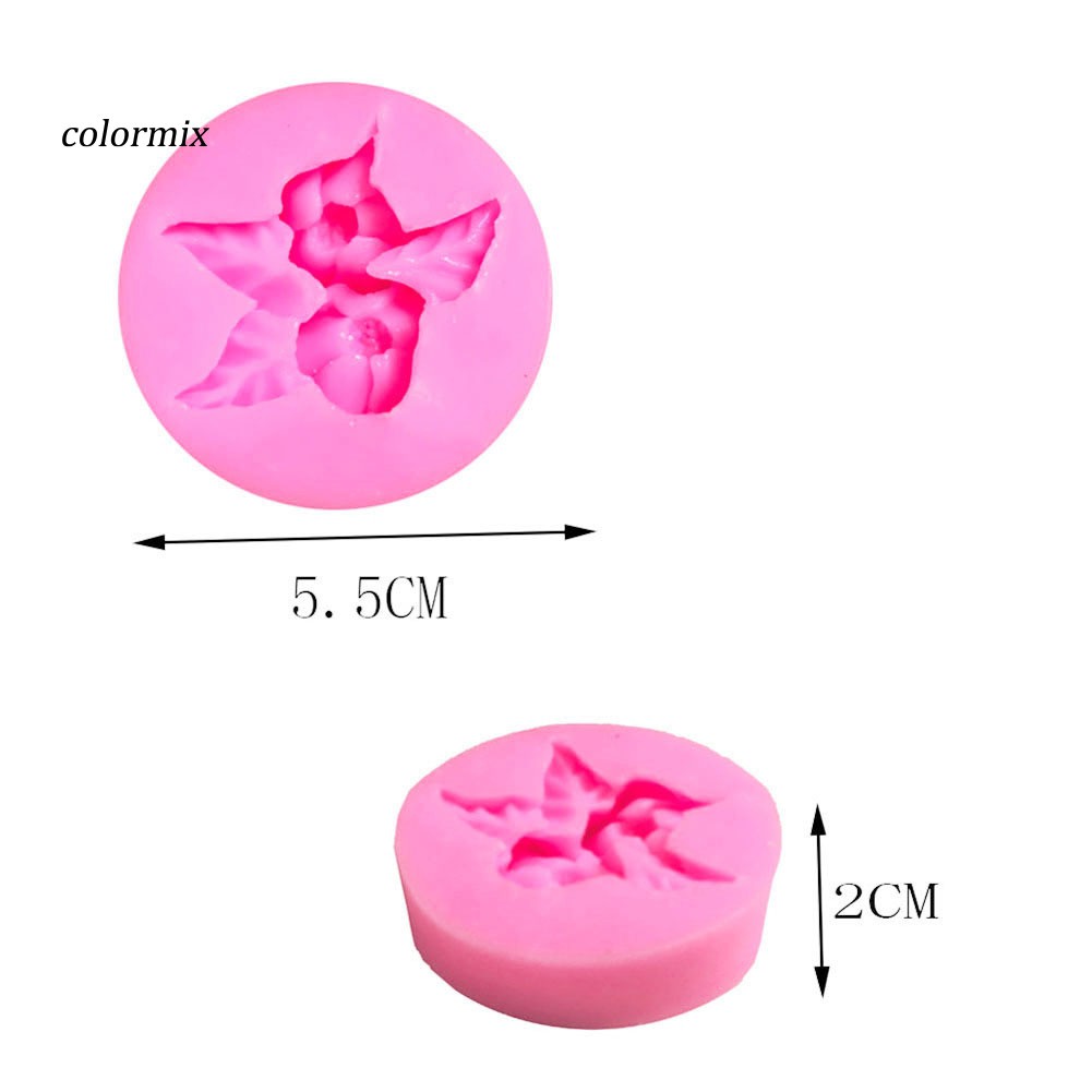 clmx-แม่พิมพ์ซิลิโคน-ลายดอกไม้-สําหรับตกแต่งเค้ก-ช็อคโกแลต-ฟองดองท์-diy