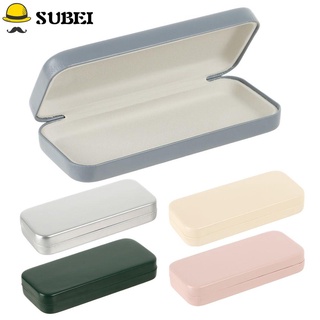 สินค้า Subei ใหม่ กล่องดีบุก โลหะ สีพื้น ป้องกันการกระแทก หลากสี สําหรับเก็บแว่นตา