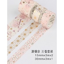 พร้อมส่ง-marking-tape-ลายทองน่ารักมากกกกกกกกกกกก