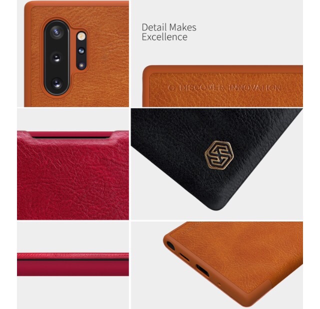 ภาพสินค้าเคสหนังฝาพับQIN For Galaxy Note 10 / Note 10 Plus / Note10 / Note10Plus Nillkin QIN Leather Case จากร้าน dl88888 บน Shopee ภาพที่ 6