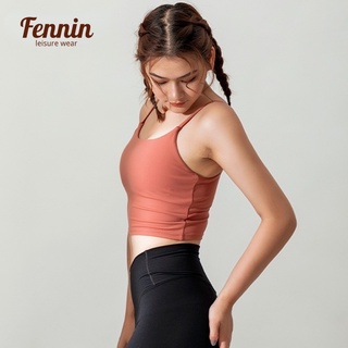 Fenin เสื้อกล้าม แขนกุด เหมาะกับการเล่นโยคะ สําหรับสตรี