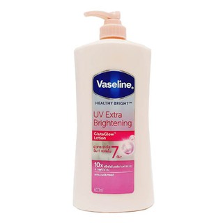 Vaseline Healthy Bright UV Extra Brightening 600ml.วาสลีน เฮลธี้ ไบรท์ ยูวี เอ็กซ์ตร้า ไบรท์เทนนิ่ง 600มล.