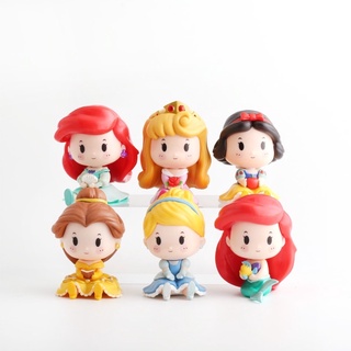 โมเดล เจ้าหญิงดีสนีย์ Disney Princess Pop Mart ขนาด 6 ซม.ครบชุด 6 ตัว  ซื้อแยกก็ได้ น่ารักมาก พร้อมส่ง เก็บปลายทางได้