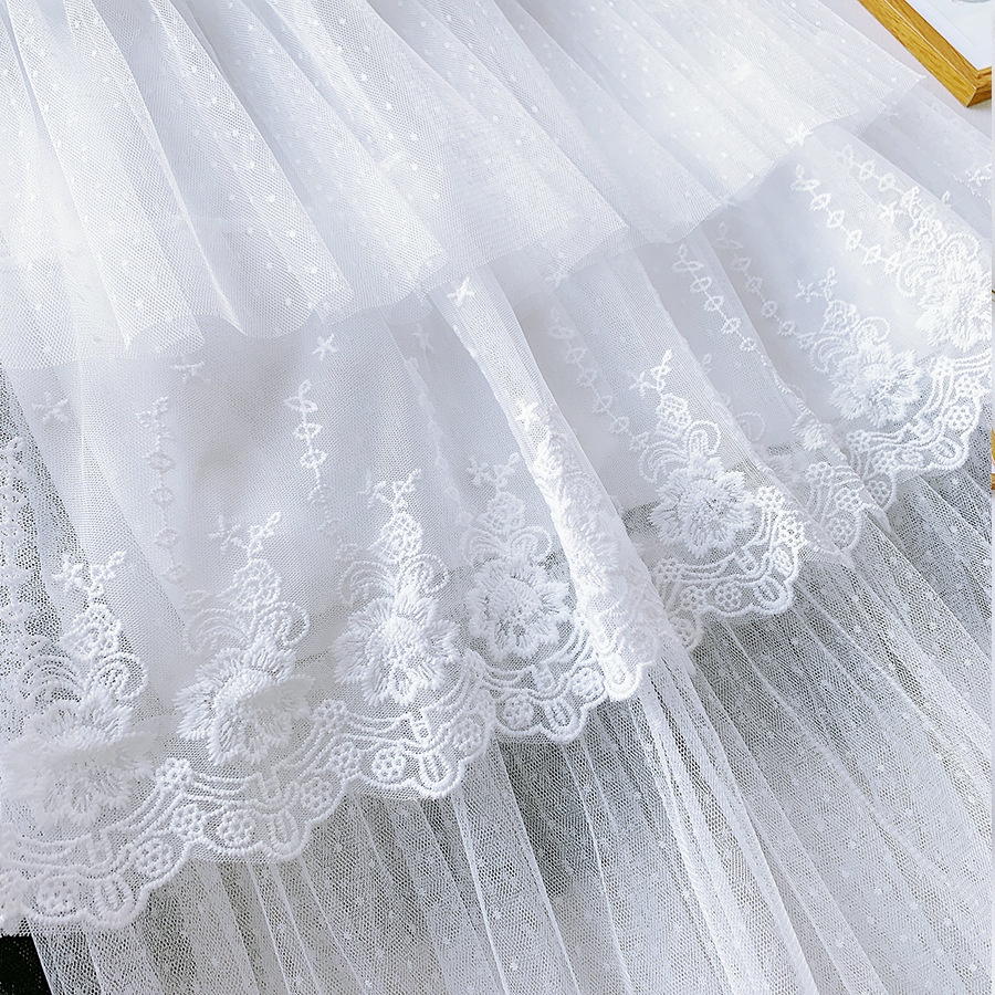 soft-wind-lace-cake-skirt-fairy-skirt-sweet-flower-embroidery-skirt