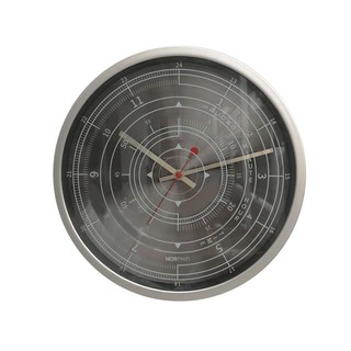 นาฬิกา นาฬิกาแขวน ON TIME MORPHIn GLASS 31.2x31.2 ซม. ของตกแต่งบ้าน เฟอร์นิเจอร์ ของแต่งบ้าน WALL CLOCK 31.2X31.2 CM.MOR