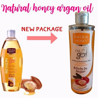ภาพหน้าปกสินค้าพร้อมส่ง - แพ็กเกตใหม่ Natural Honey Argan Oil 300 ml ที่เกี่ยวข้อง